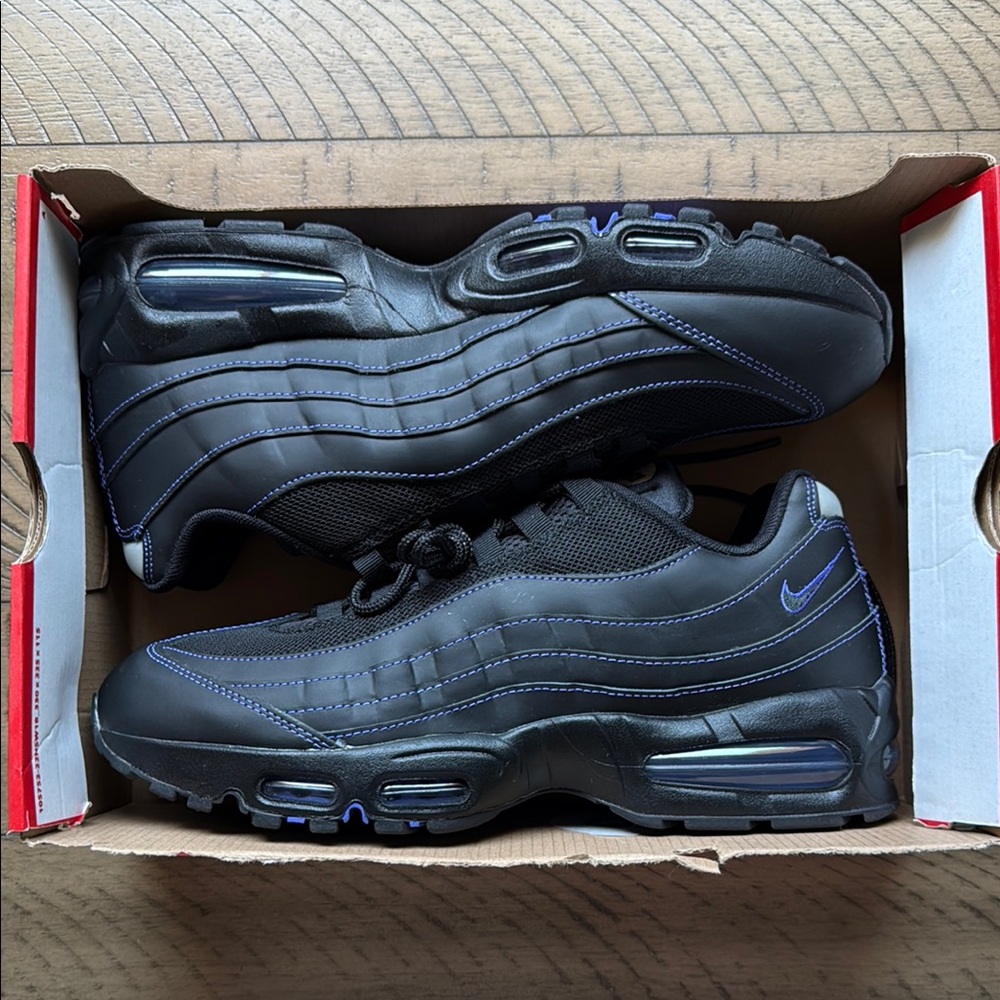 Nike Air Max 95 OG Big Bubble Black And Purple Men’s 11.5
